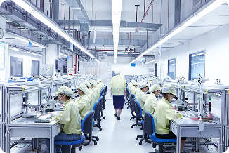 Factory workers in clean working environment - lean horizons academy