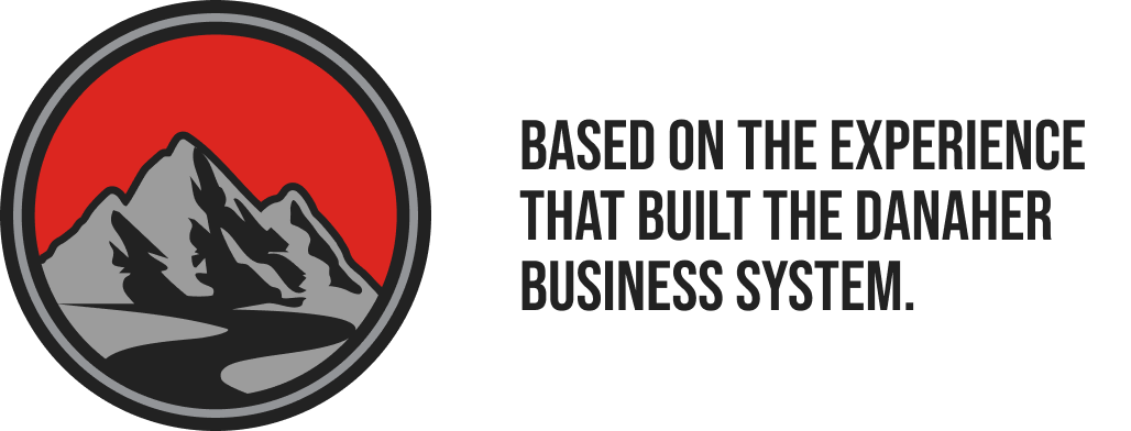 Lean Horizons Academy logo with the tagline, "based on the experience that built the Danaher Business System"